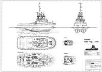 Tow boat pikeun dijual