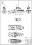 Tow boat pikeun dijual