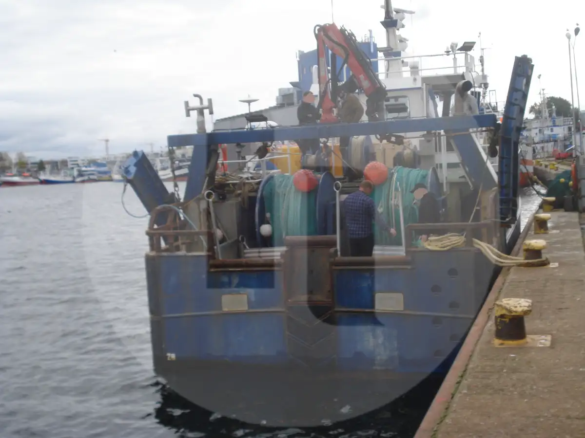 Kapal pangangkut lauk hirup keur dijual