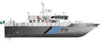 Parahu patroli pikeun dijual