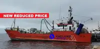 Kapal pikeun ngolah sareng ngantepkeun lauk keur dijual
