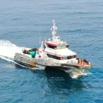Parahu patroli pikeun dijual