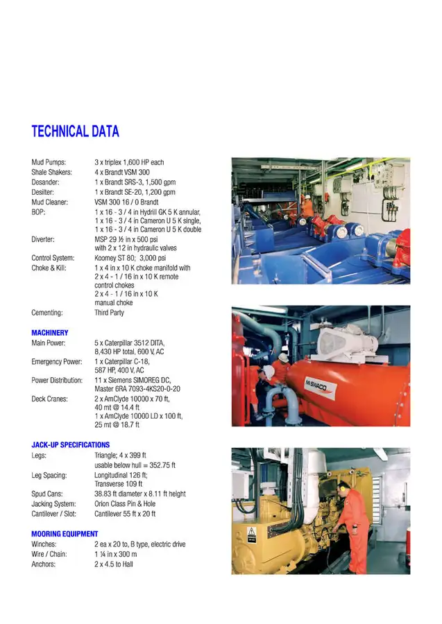 Rig pengeboran jack-up keur dijual