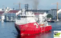 Kapal pasokan keur dijual