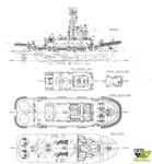 Tow boat pikeun dijual
