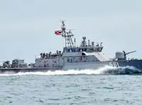 Parahu patroli pikeun dijual