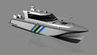 Parahu patroli pikeun dijual