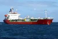 Oil/Chemical tanker pikeun dijual