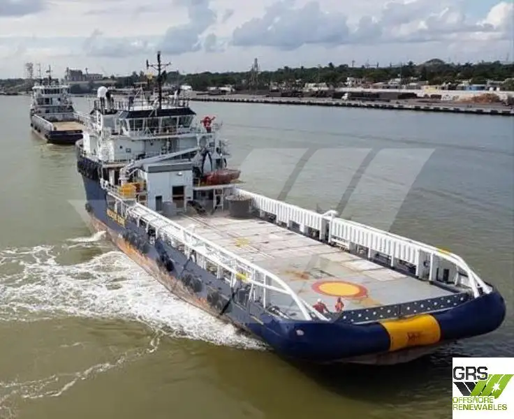 Kapal pasokan keur dijual