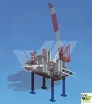 Rig pengeboran jack-up keur dijual