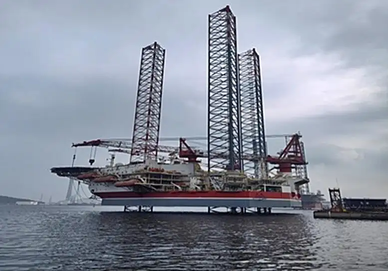 Rig pengeboran jack-up keur dijual