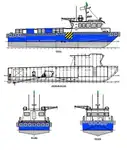 Kapal fery keur dijual