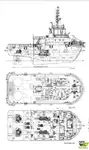 Tow boat pikeun dijual
