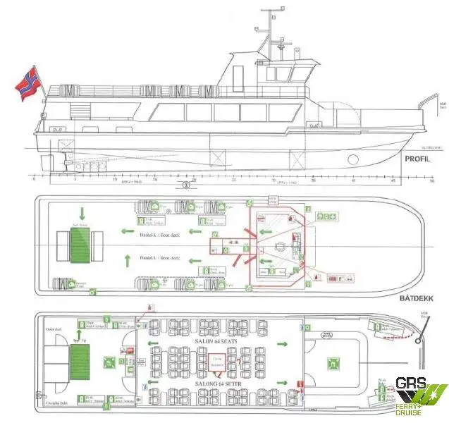 Kapal fery keur dijual