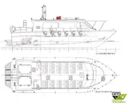 Kapal pesiar-feri keur dijual