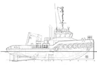 Tow boat pikeun dijual
