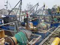 Kapal pangangkut lauk hirup keur dijual