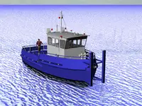 Tow boat pikeun dijual
