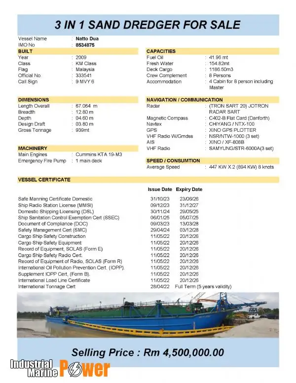 Tukang keruk pikeun dijual
