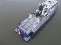 Parahu patroli pikeun dijual