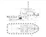 Tow boat pikeun dijual